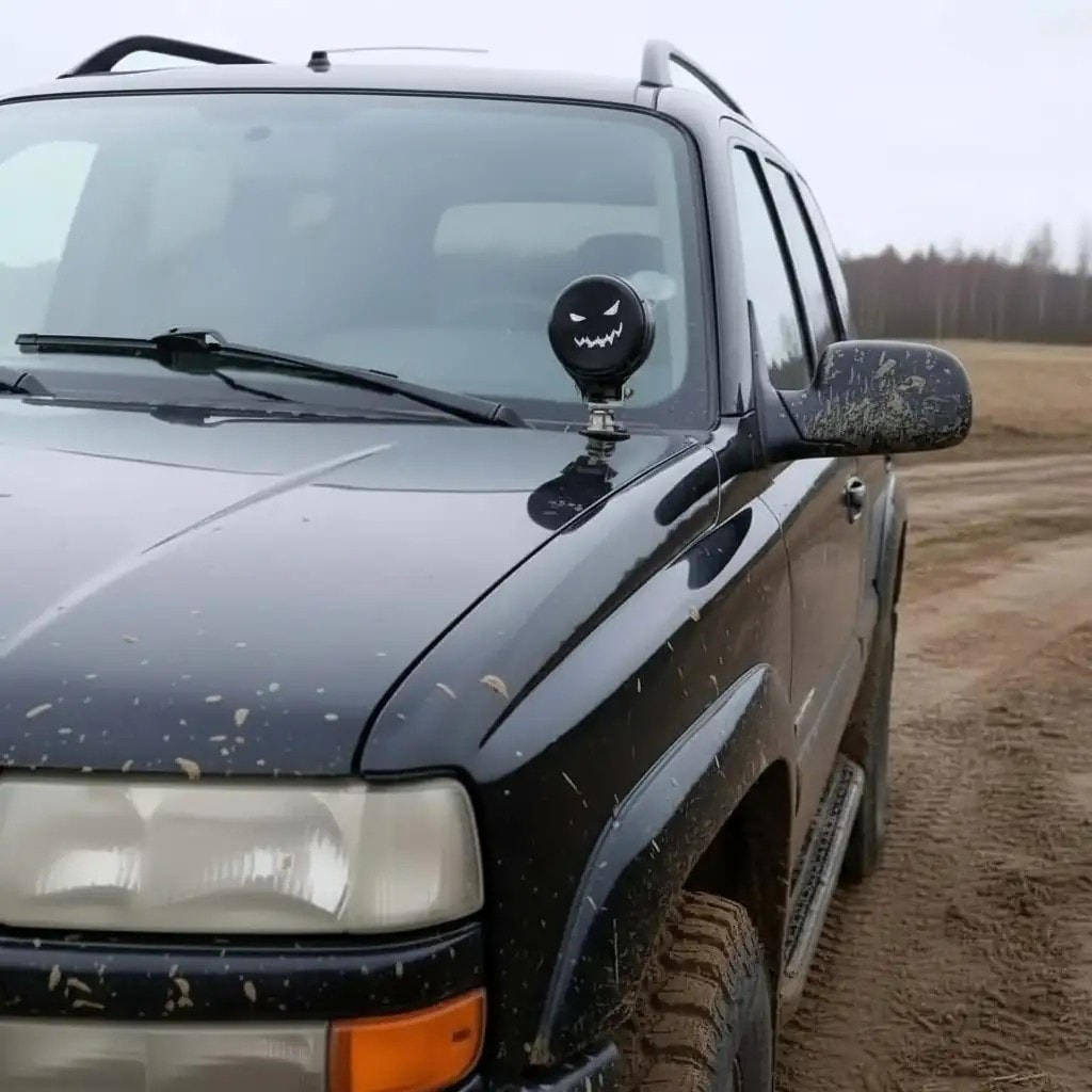 Off Road Led Sis Lamba Kılıfı - Gülen Yüz